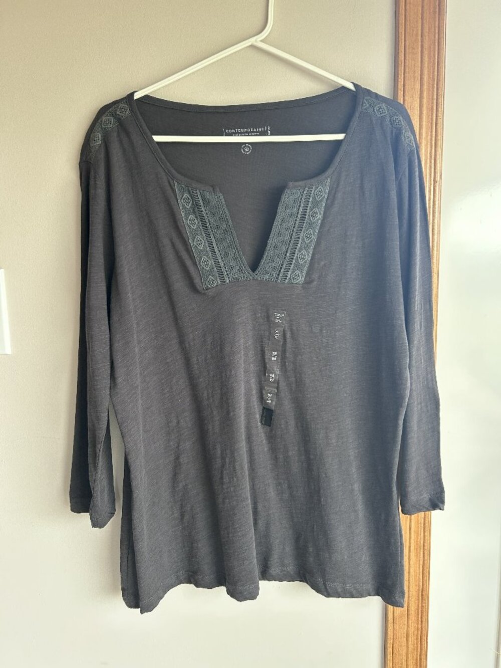 New grey long sleeve shirt